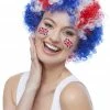 Generic Unisex Union Jack Afro Wig Around The World