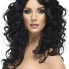 Smiffys All Themes Glamour Wig (Black)