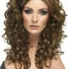Smiffys Glamour Wig (Brown) All Themes