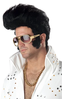 California Costumes All Themes Elvis Presley Rock N Roll Wig