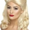 Smiffys 40s Pin Up Wig BLONDE All Themes