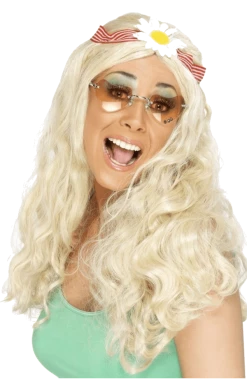 Smiffys Groovy Wig (Blonde) All Themes
