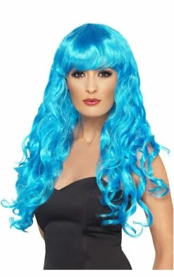 Smiffys Siren Wig (Blue)