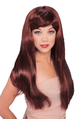 Generic Accessories Burgundy Glamour Wig