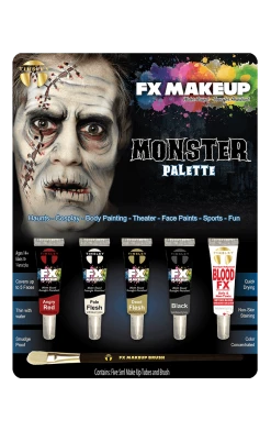 Tinsley Face Paint & Makeup Monster Make-Up Palette Set