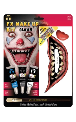 Tinsley Transfers Clown Makeup Set All Themes