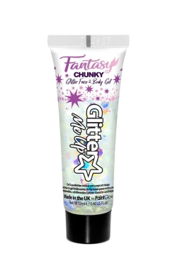 PaintGlow White Fantasy Chunky Glitter Gel All Themes