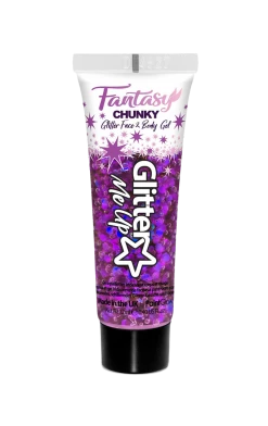 PaintGlow Purple Fantasy Chunky Glitter Gel All Themes