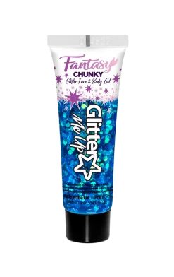 PaintGlow All Themes Blue Fantasy Chunky Glitter Gel