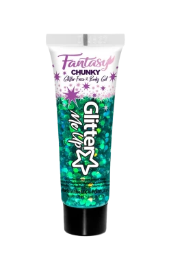 PaintGlow All Themes Green Fantasy Chunky Glitter Gel