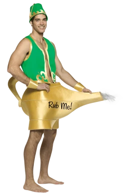 Rasta Imposta Adults Genie In The Lamp Costume All Themes