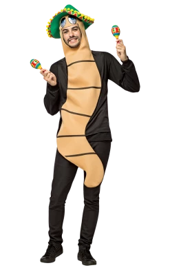 Rasta Imposta All Themes Adult Tequila Worm Fancy Dress Costume