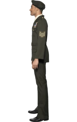 Smiffys Adult Mens Wartime Officer Costume All Themes