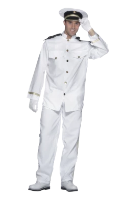 Smiffys Adult Navy Whites Costume