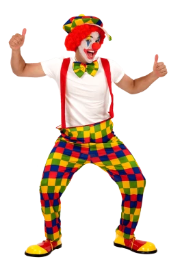 Smiffys All Themes Hooped Clown Costume
