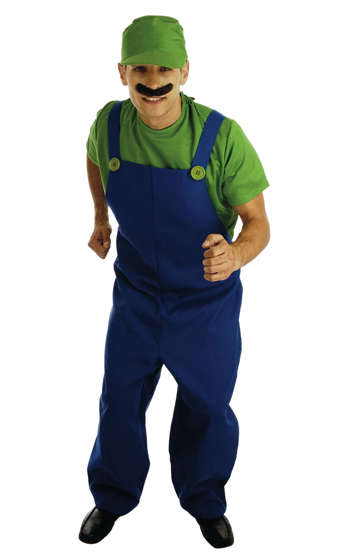 Fun Shack All Themes Mens Green Plumbers Mate Costume 3 Fun Shack All Themes Mens Green Plumbers Mate Costume