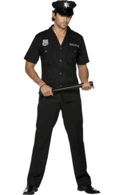 Smiffys All Themes Adult Fever Cop Costume