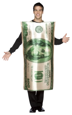 Rasta Imposta Adult Big $100 Bill Costume
