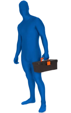 Body Republic Blue Morphsuit All Themes