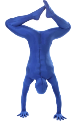 Body Republic Blue Morphsuit All Themes