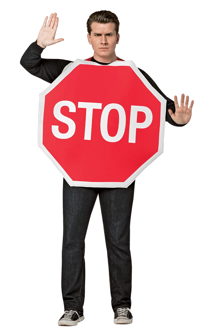 Rasta Imposta All Themes Adult Stop Sign Costume 3 Rasta Imposta All Themes Adult Stop Sign Costume
