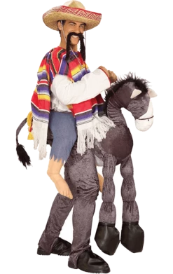 Bristol Novelty All Themes Adult Mexican With Donkey Costume
