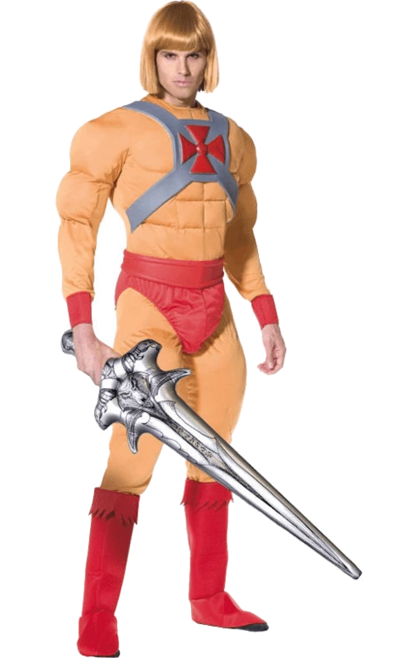 Smiffys All Themes Mens He-Man Superhero Costume 3 Smiffys All Themes Mens He-Man Superhero Costume