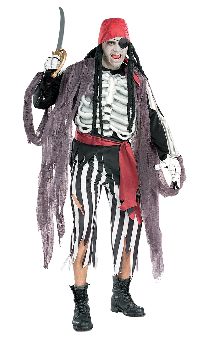 Rubies Mens Ghostship Pirate Costume 3 Rubies Mens Ghostship Pirate Costume