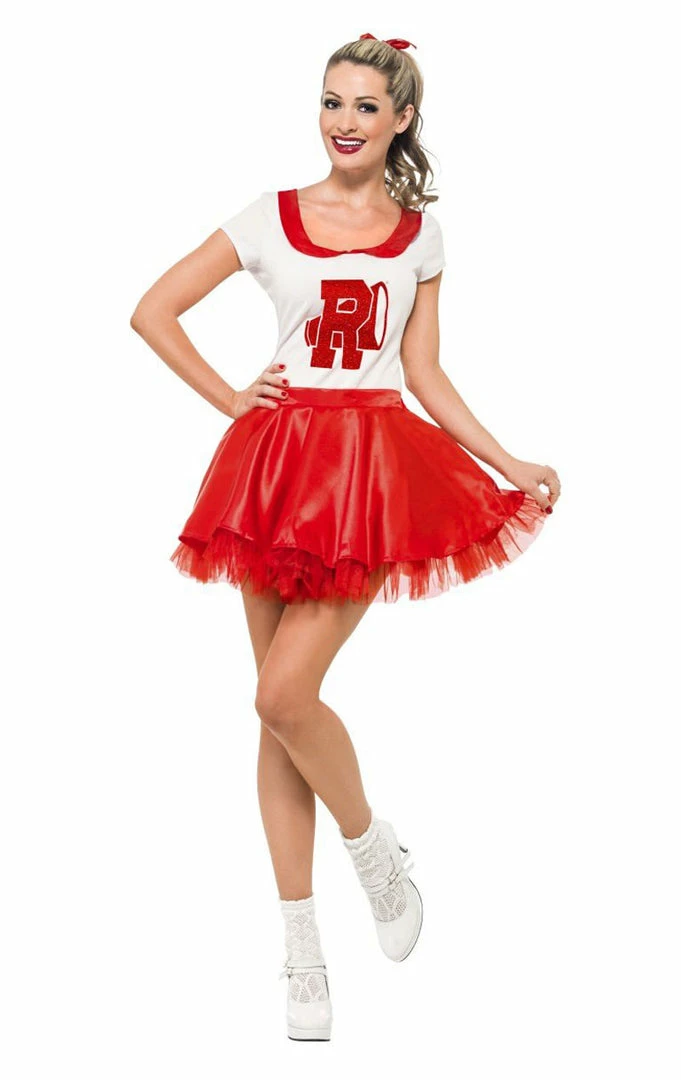 Smiffys All Themes Sandy Cheerleader Costume 3 Smiffys All Themes Sandy Cheerleader Costume