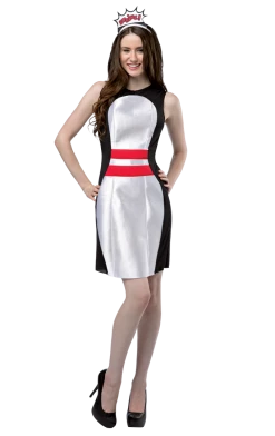 Rasta Imposta Adult Bowling Pin Dress All Themes
