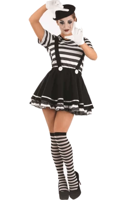 Fun Shack Mime Artiste Costume All Themes