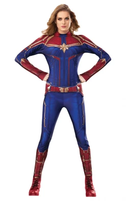 Rubies Womens Captain Marvel Costume All Themes