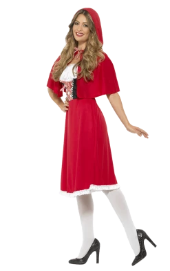 Smiffys Womens Storybook Red Riding Hood Costume