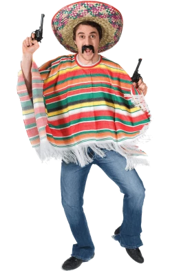 Orion Costumes All Themes Adult Rainbow Mexican Poncho