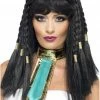 Smiffys All Themes Black Cleopatra Wig With Braids 1 Smiffys All Themes Black Cleopatra Wig With Braids