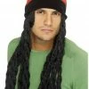 Smiffys Rasta Hat With Dreadlocks