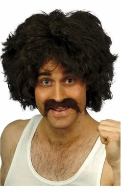 Smiffys 118 118 Wig And Moustache Set
