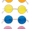 Smiffys All Themes Adult Round Hippie Sunglasses