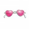 Bristol Novelty 70s Pink Heart Sunglasses All Themes