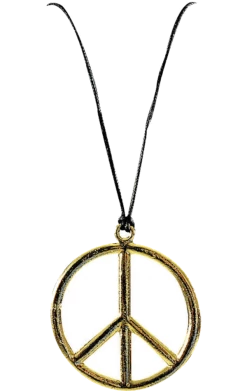 Rubies Gold Peace Necklace