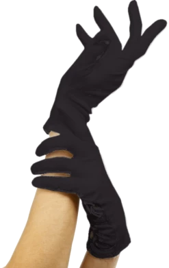 Rubies Adult Black Gloves All Themes