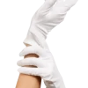 Smiffys All Themes Womens White Gloves