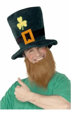 Smiffys All Themes Adult Leprechaun Hat And Beard