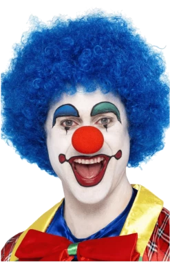 Bristol Novelty Economy Clown Wig In BLUE
