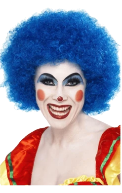 Bristol Novelty Economy Clown Wig In BLUE