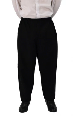 Orion Costumes Mens Elasticated Black Trousers