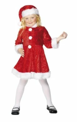 Smiffys All Themes Mini Miss Santa Costume