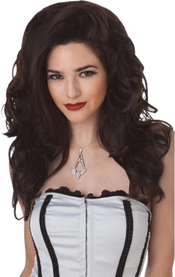 California Costumes Seductress Wig BRUNETTE All Themes
