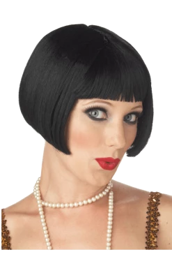 California Costumes Flirty Flapper Black Wig