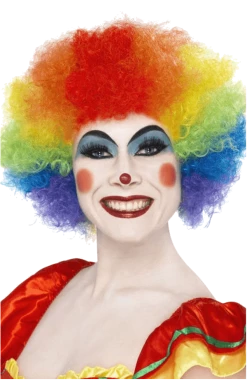 Bristol Novelty Economy Clown Wig In RAINBOW All Themes
